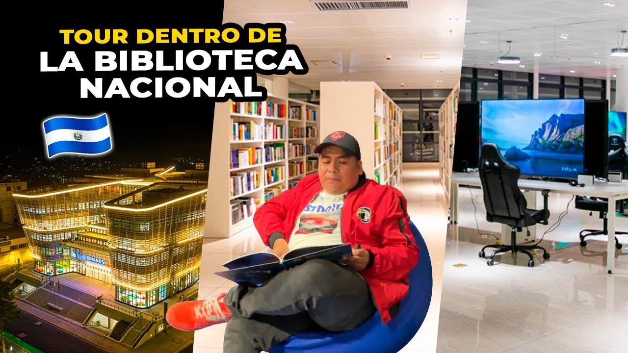 🔥ASÍ FUE la INAGURACION de la BIBLIOTECA NACIONAL de EL SALVADOR *tour por dentro*
