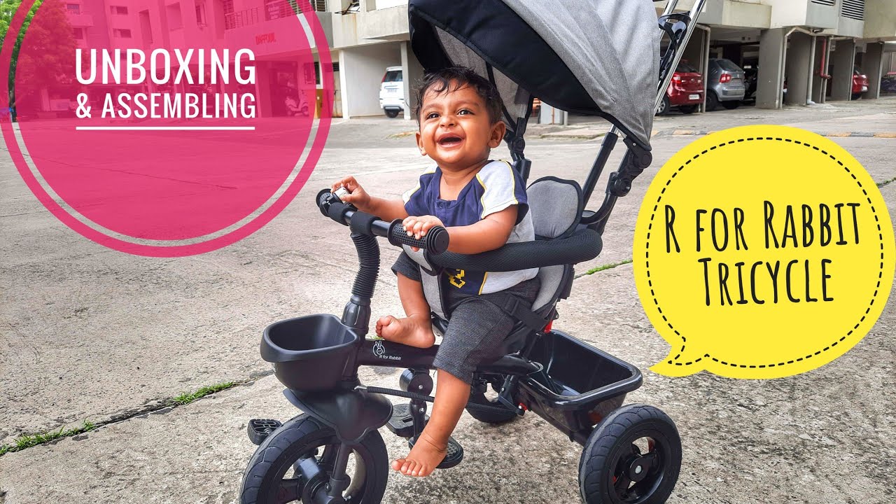R for Rabbit Tricycle | Unboxing & Assembling | R for Rabbit Tiny Toe Sports Plus Tricycle | Install