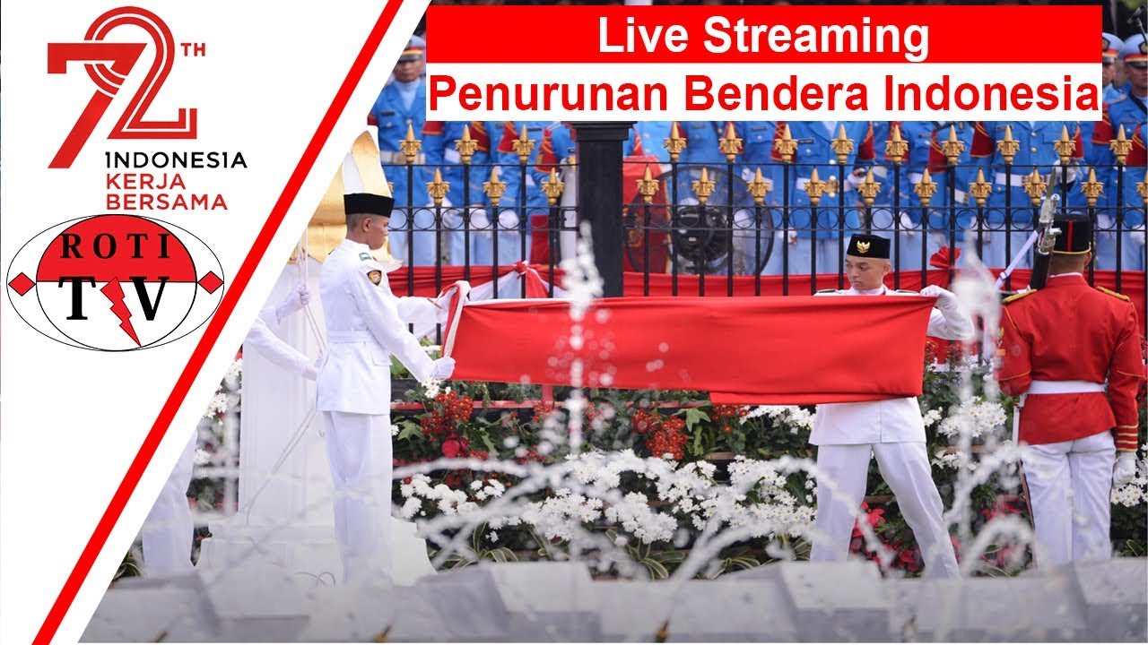Upacara Penurunan Bendera Merah Putih | Hut RI - 72