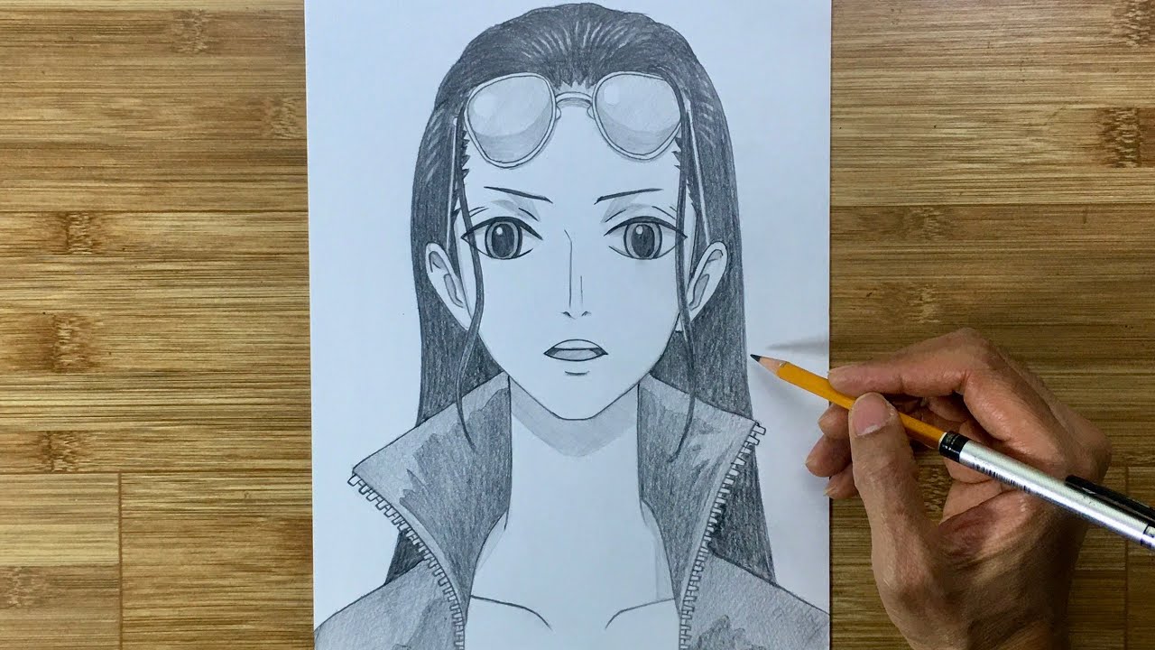 Vẽ Anime Đơn Giản | Cách Vẽ Nico Robin #357 | Cong Dan Art