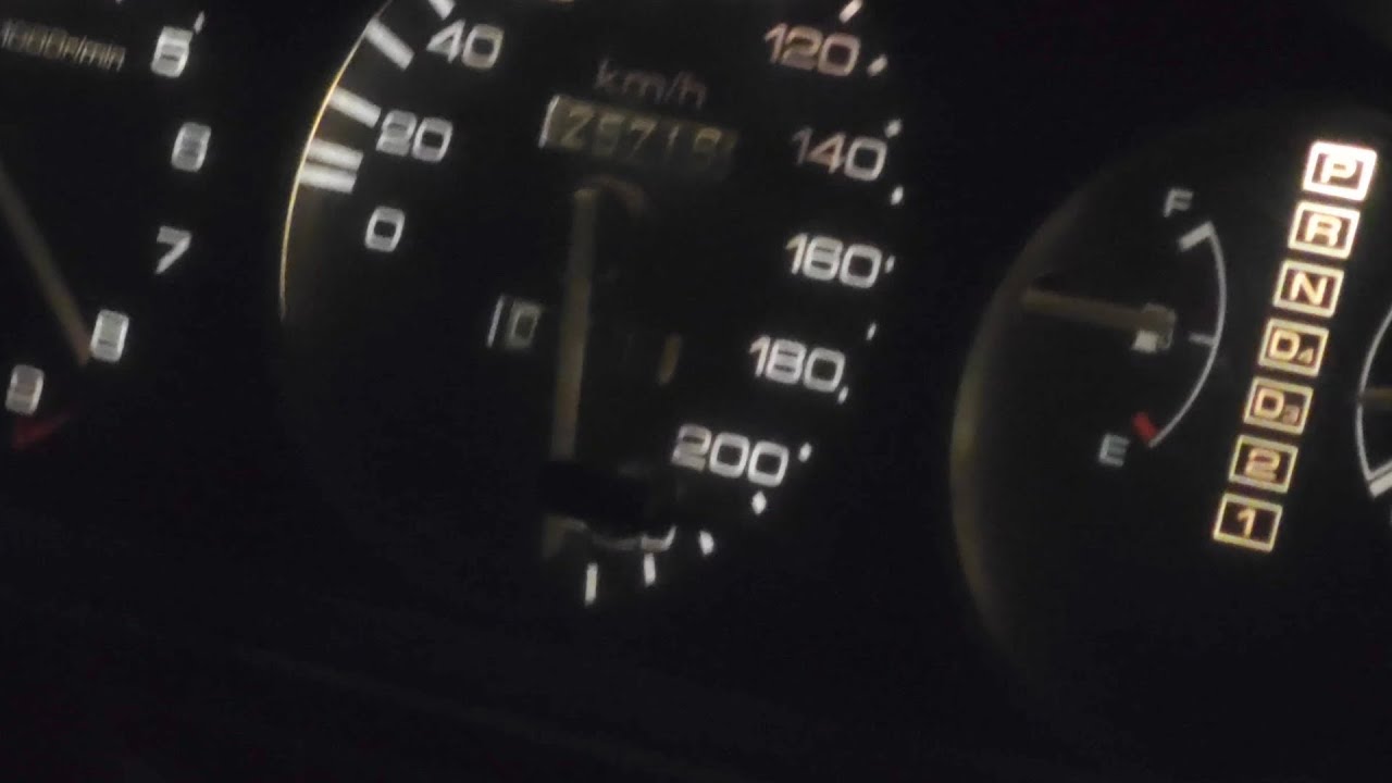 Top Speed Test with Honda Civic Eg6 vti Stock b16a2 b16 kanjo Racer on German Autobahn