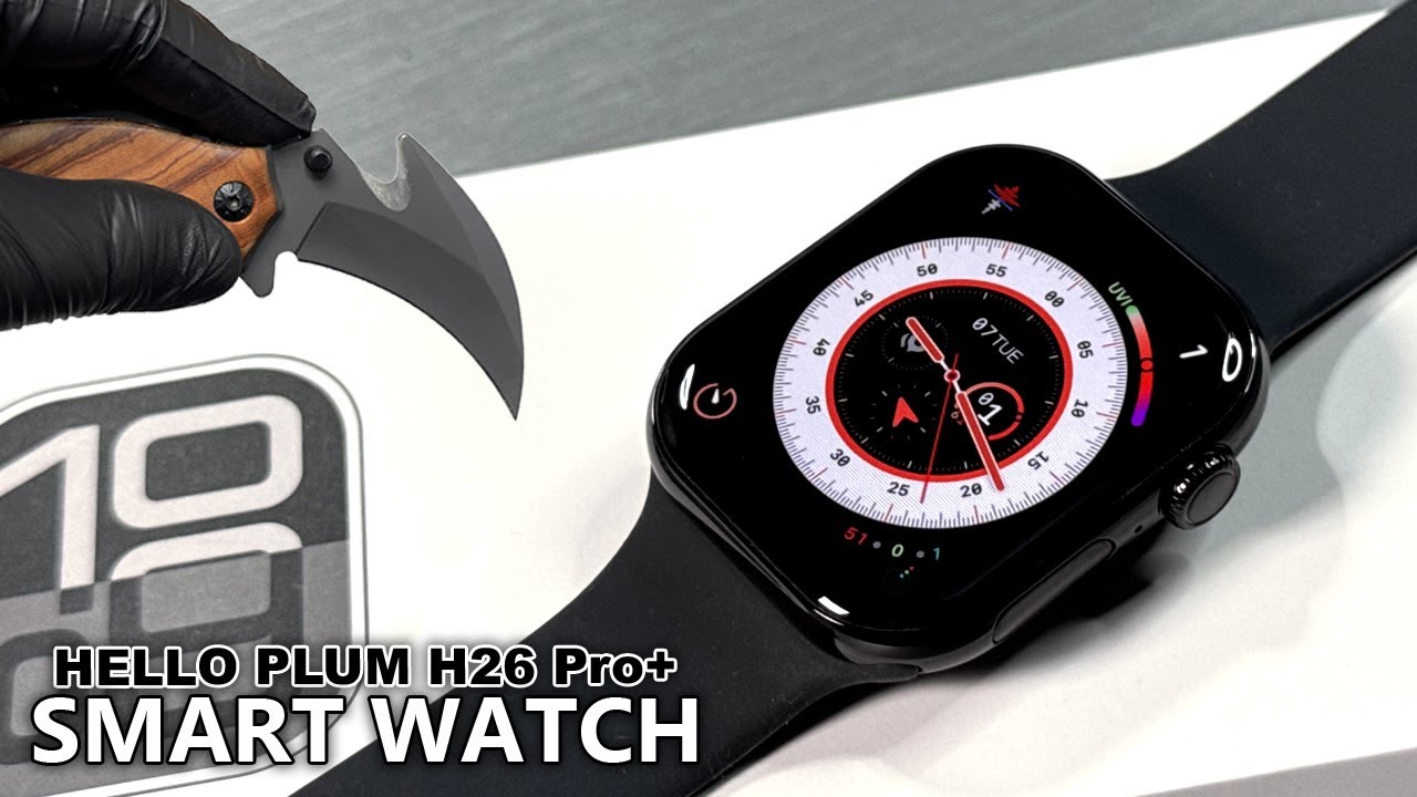 Hello Plum H26 Pro Plus Unboxing & Review Best Sport SmartWatch (Amoled, Local Music, TWS) - ASMR