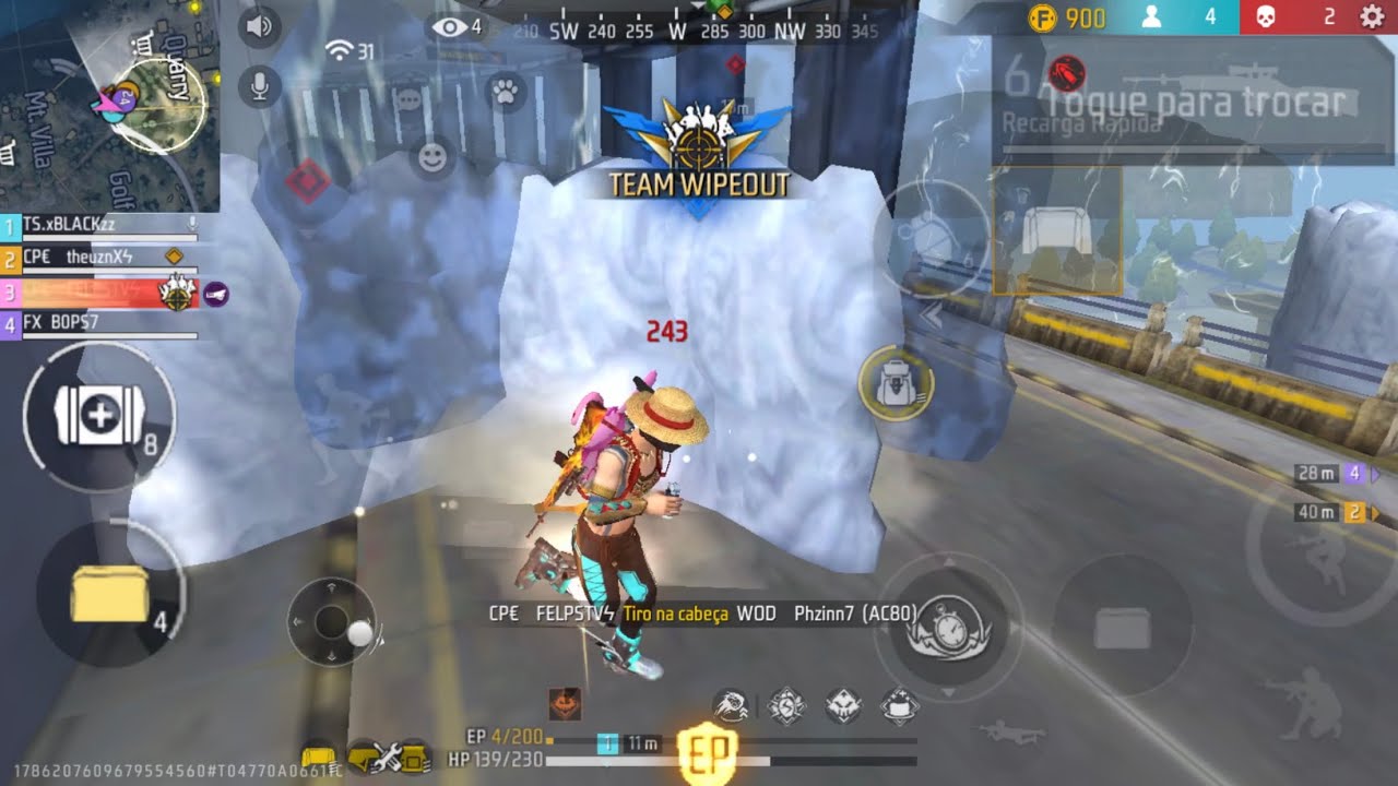 HIGHLIGHTS EM CAMPEONATO🏴‍☠️🇧🇷IPHONE 8plus FREE FIRE