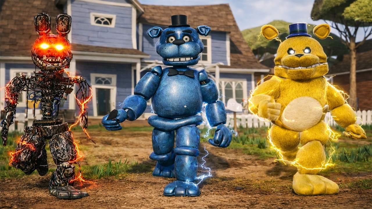 BONNIE, BEAR5 and FREDBEAR are THE FASTEST in Hello Neighbor!