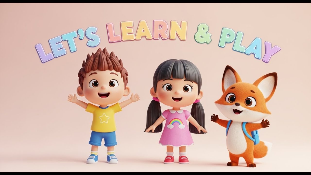 Hello Hello Let’s Learn & Play 🎶 | Fun Kids Learning Song | ABC, Numbers & Dance