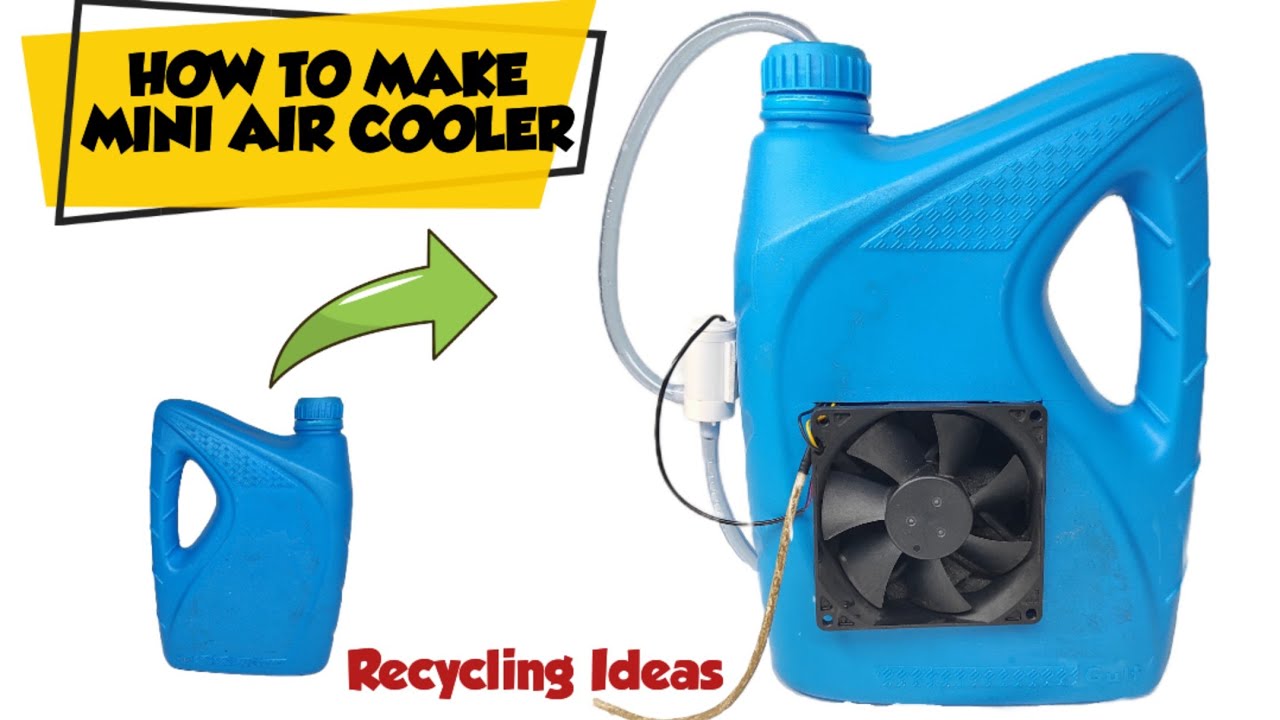 How to Make Air Cooler Fan at Home | Air cooler for science project #diy #scienceproject #recycle