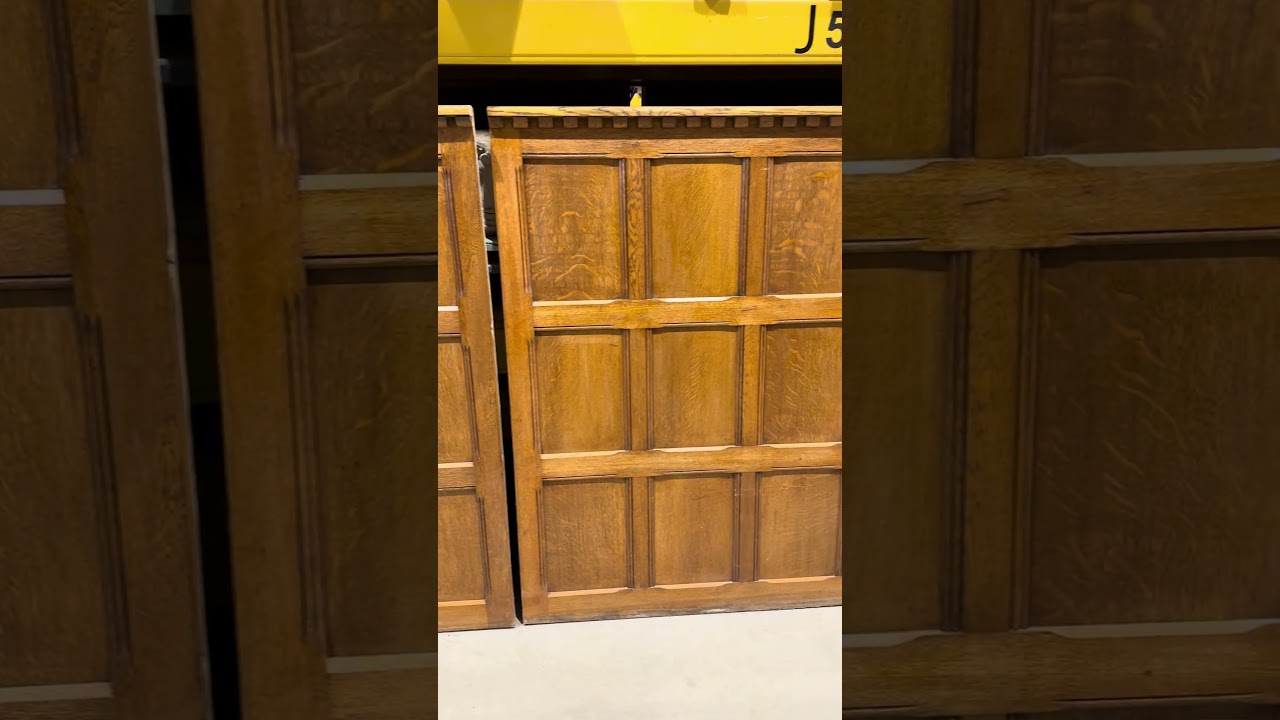 19m Run of Three-quarter Height Reclaimed Oak Wall Panelling (62 ft)