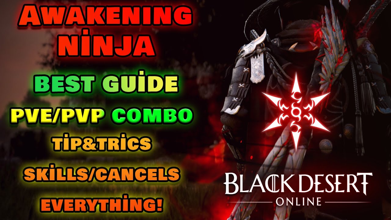 BDO | Awakening Ninja HUGE GUİDE 2023! | PVE/PVP COMBO | Skills/Cancels/Tips&Tricks