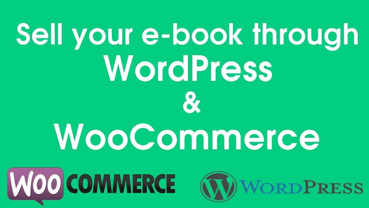 Easy way to sell your e-book through WordPress