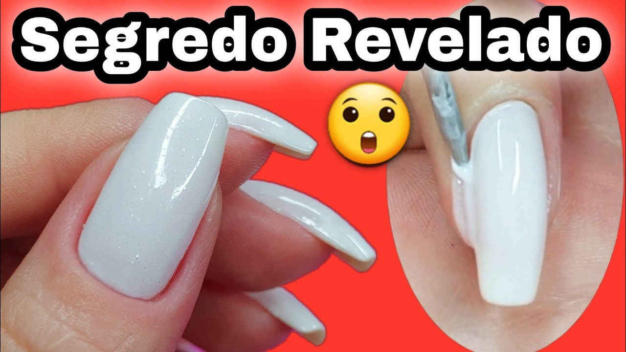 TODOS OS SEGREDOS PARA PINTAR A UNHA COM ESMALTE BRANCO (CONTEI TUDO)