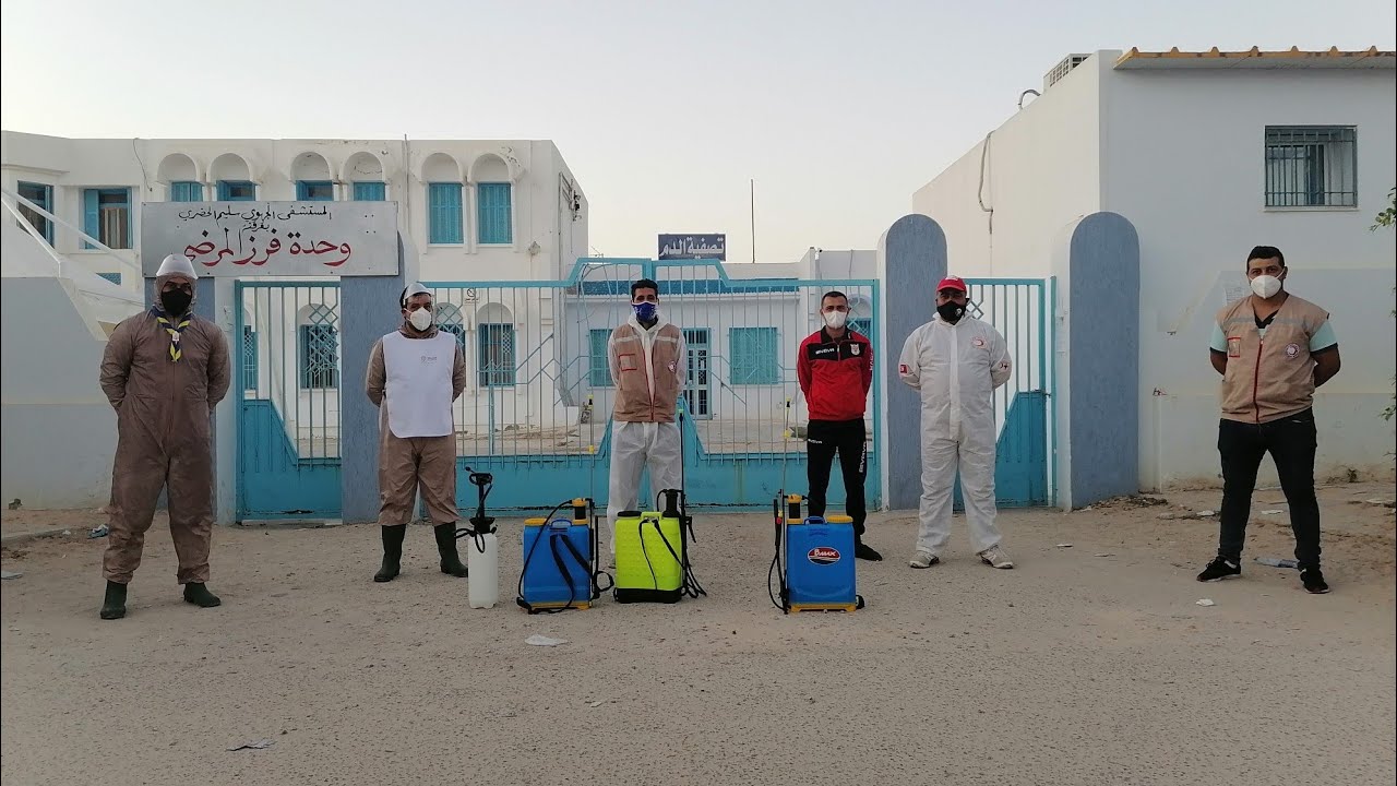 تعقيم المستشفى الجهوي سليم الحضري بقرقنة