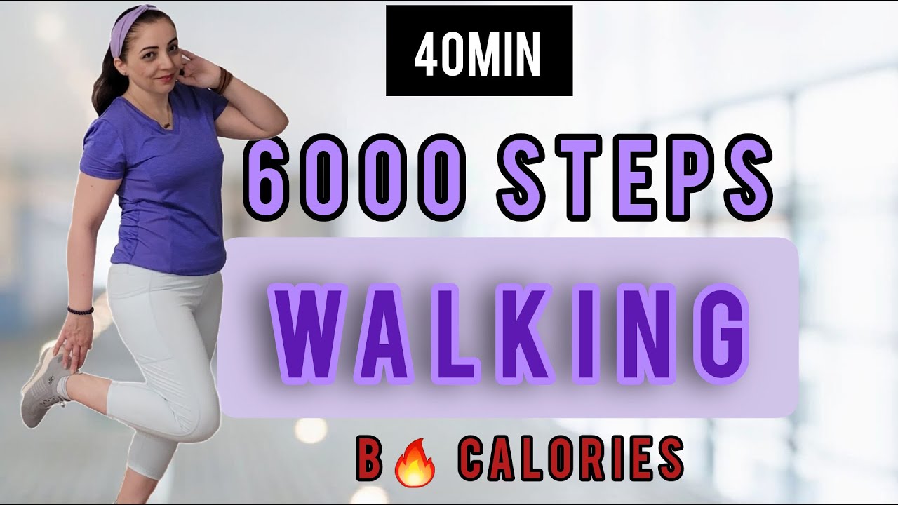 Indoor Walking Workout | 6000 Steps👣 in 40 Minutes | Low Impact Cardio at Home.🫵💪🔥