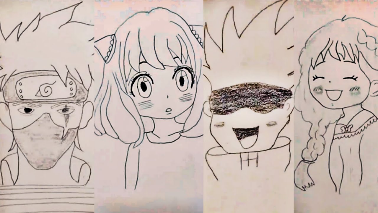 Four Anime Drawings I Made That Didn’t Get Much Love 💓🎀