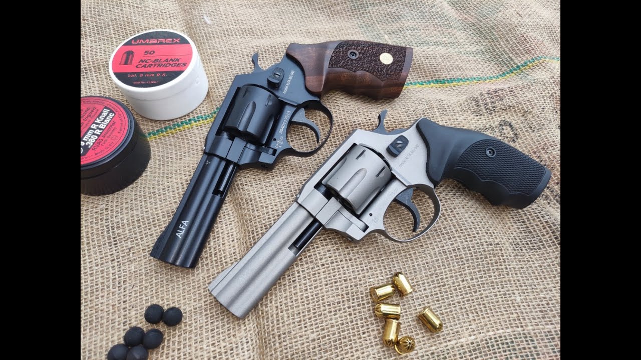 Alfa MG040 - MUZEÁLIS GUMILÖVEDÉKES revolver (12 mm GUMI/9 mm R Knall)