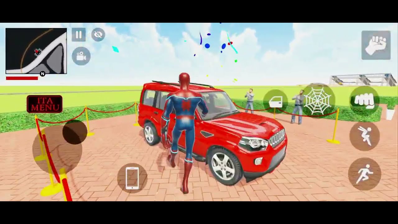 🥰 Spiderman McQueen Car vs Thung Thung 😱| Scary Teacher Fight 💥| Police Modified Car Showroom Game 🚓