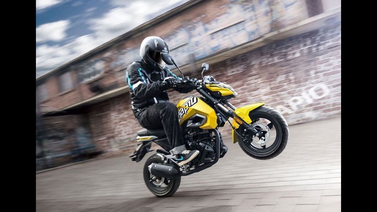 CFMOTO minibike ST Papio 125 0-60 0-100 top speed