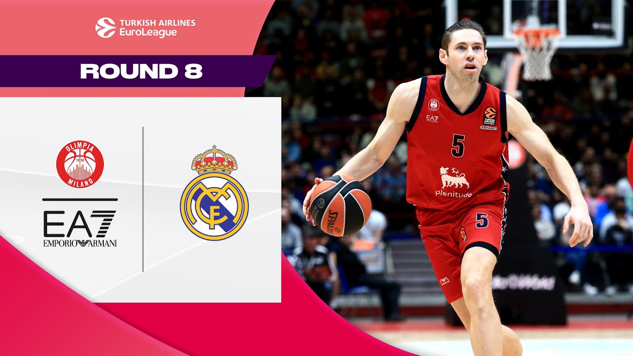 MILAN'S PERFECT STORM | Team Effort Downs REAL MADRID | BASKETBALL HIGHLIGHTS R8 2024-25