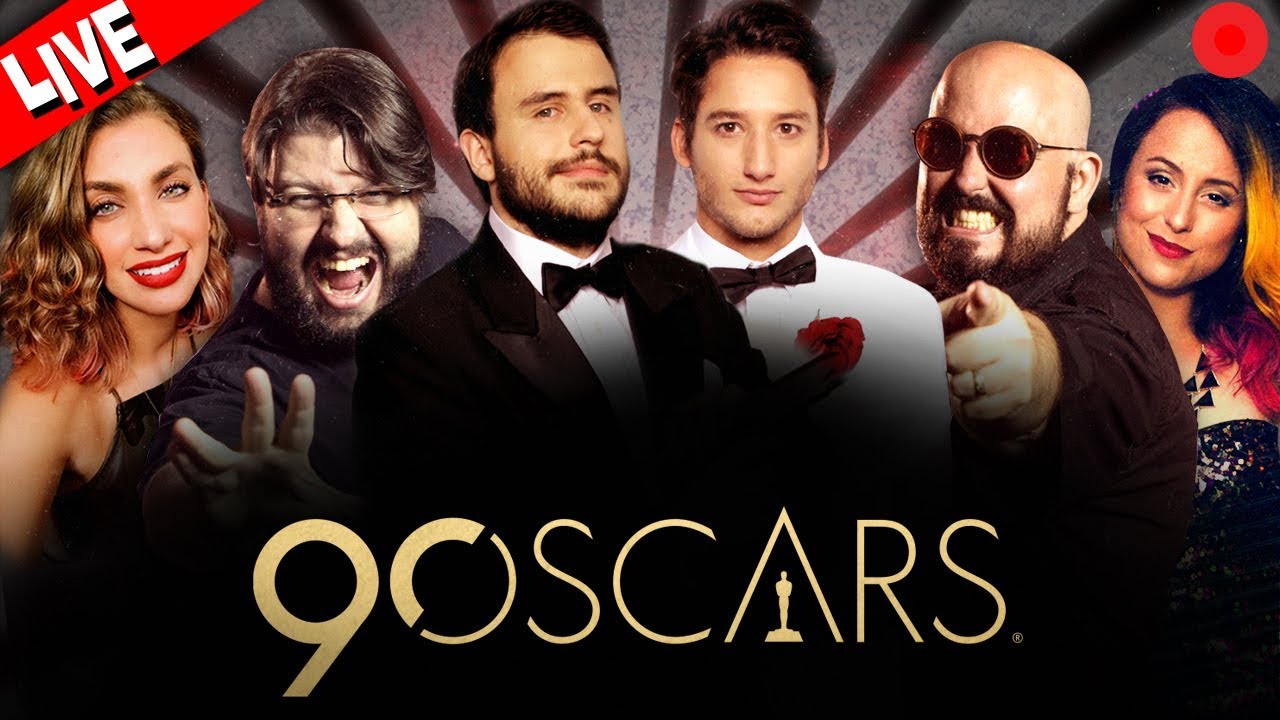 OSCAR 2018 | LIVE OFICIAL TNT  🏆🎬🍿- Pipocando, Jovem Nerd, Lully, Carol Moreira