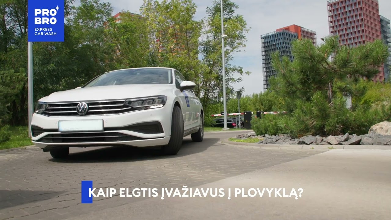 &bdquo;PRO BRO Express&ldquo; tunelinės plovyklos naudojimosi instrukcija