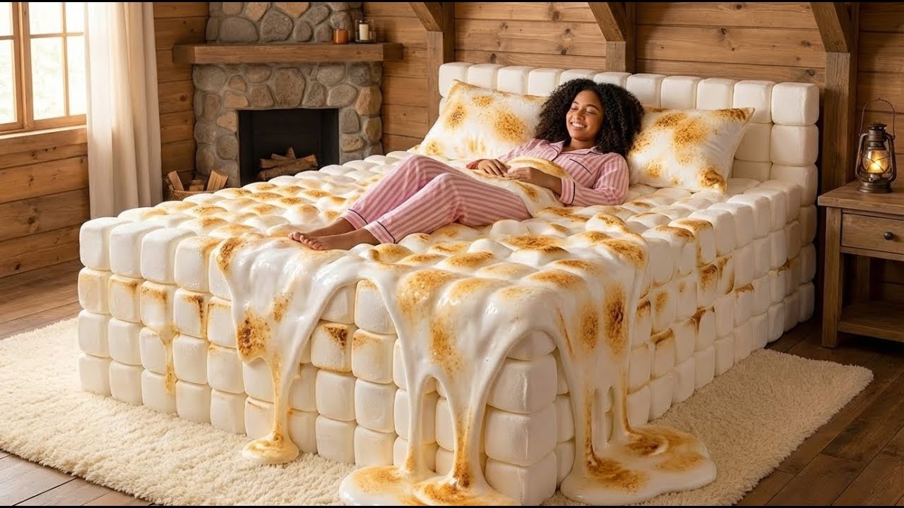 Which Color Dream Bed Would You Choose? 🛏️✨ | Ultimate Oddly Satisfying AI ASMR