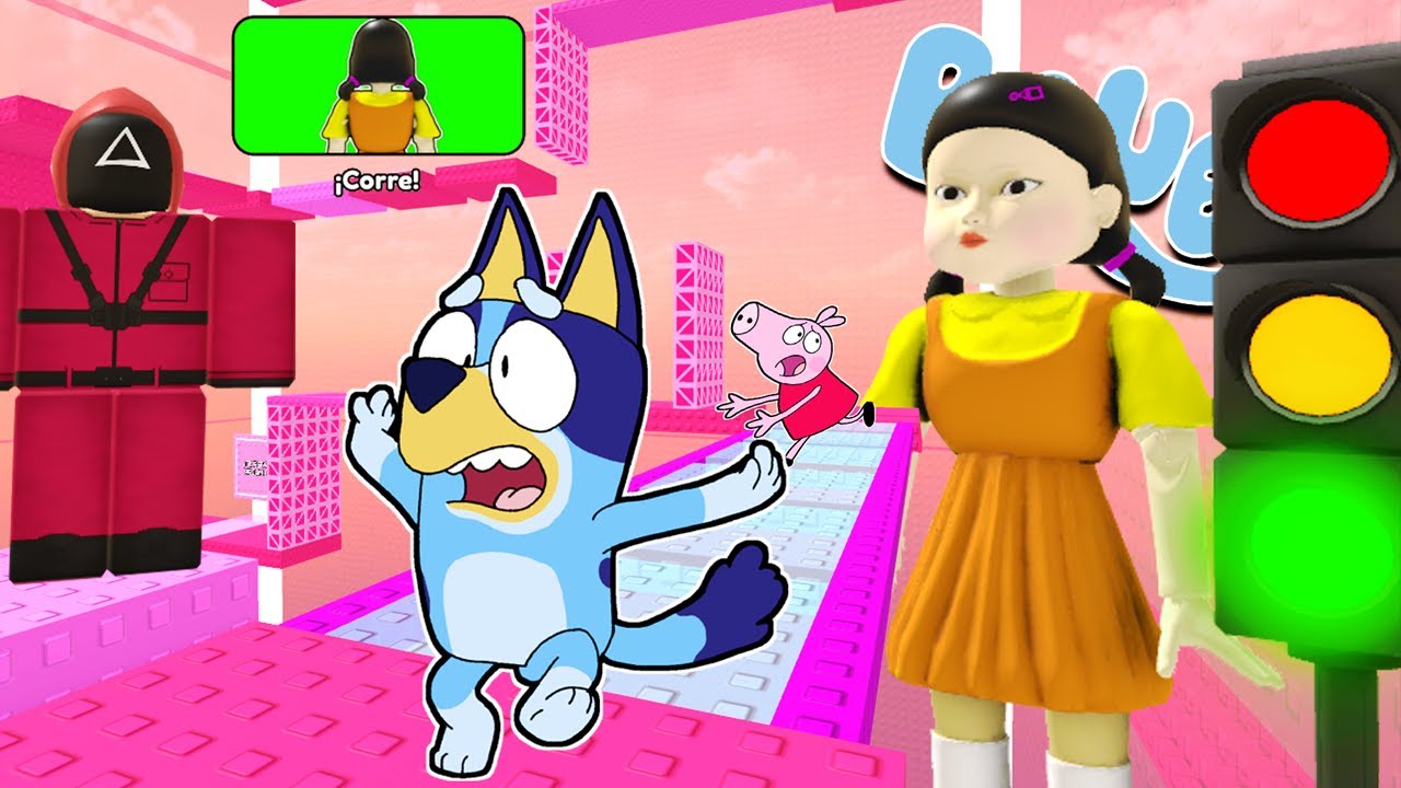 BLUEY SUPERA la TORRE del JUEGO del CALAMAR 2 | Las Aventuras de BLUEY en ROBLOX!
