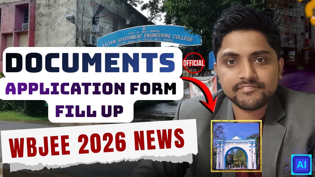 WBJEE 2026 Form Fill-Up Documents &mdash; কি কি লাগবে? Full Checklist!