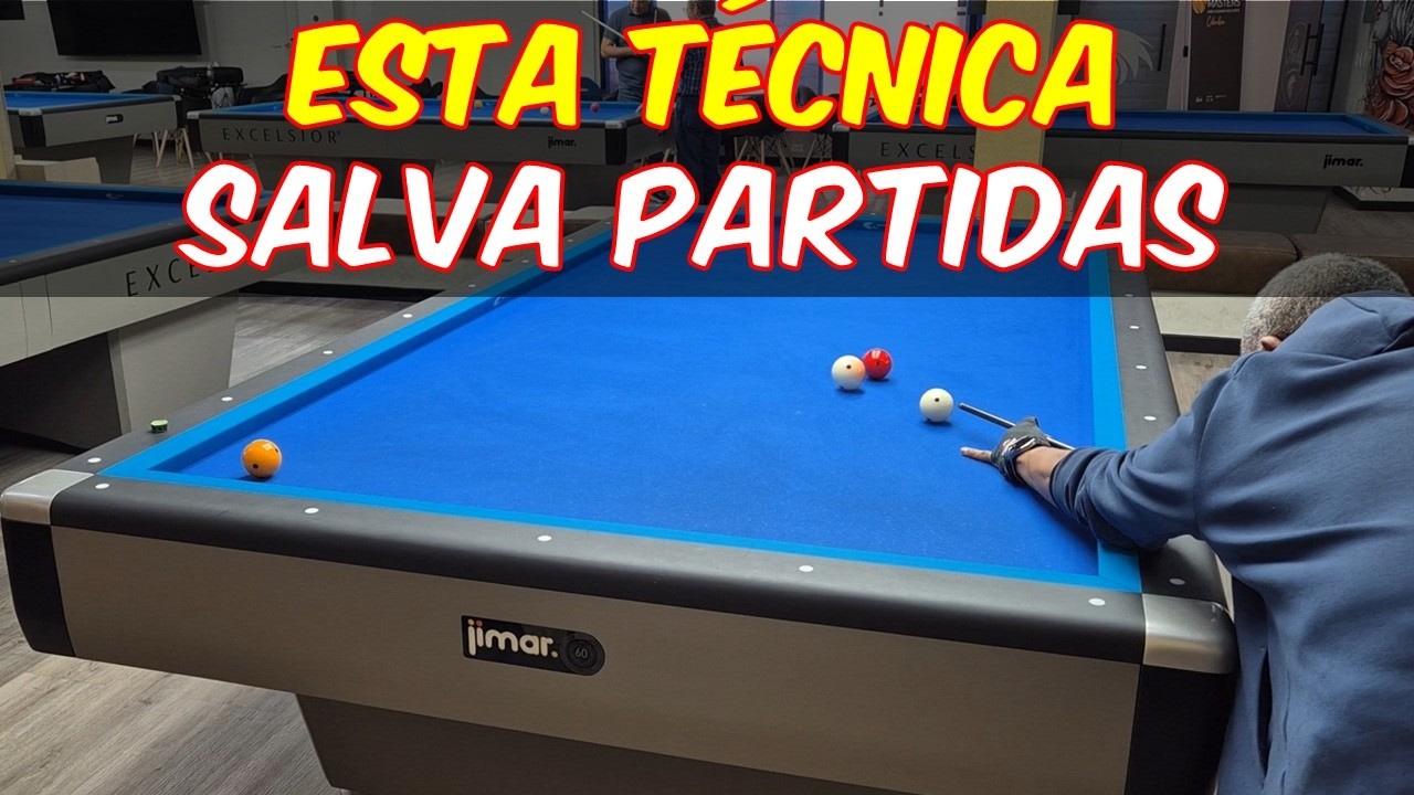 Aprende a Ejecutar el Pelo de Bola en el Billar a Tres Bandas | 3 Cushion Billiards