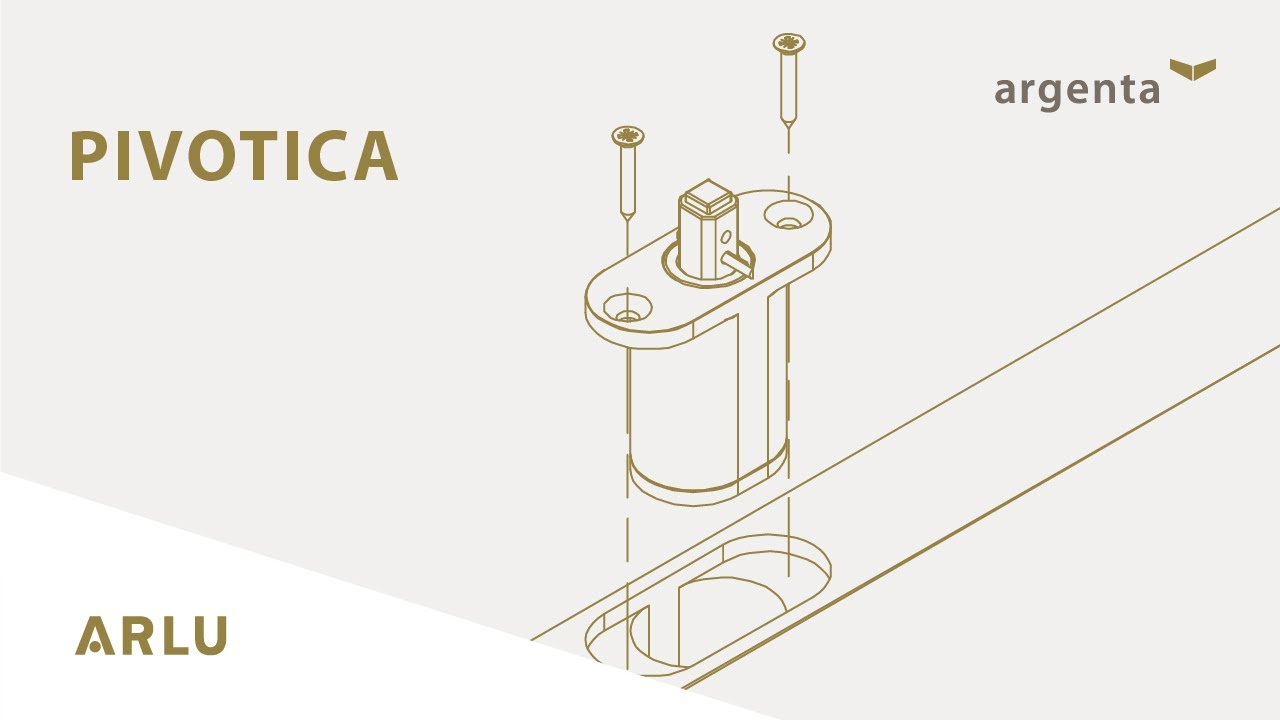 pivotica: invisible pivot hinge for doors up to 45 kg (English version)