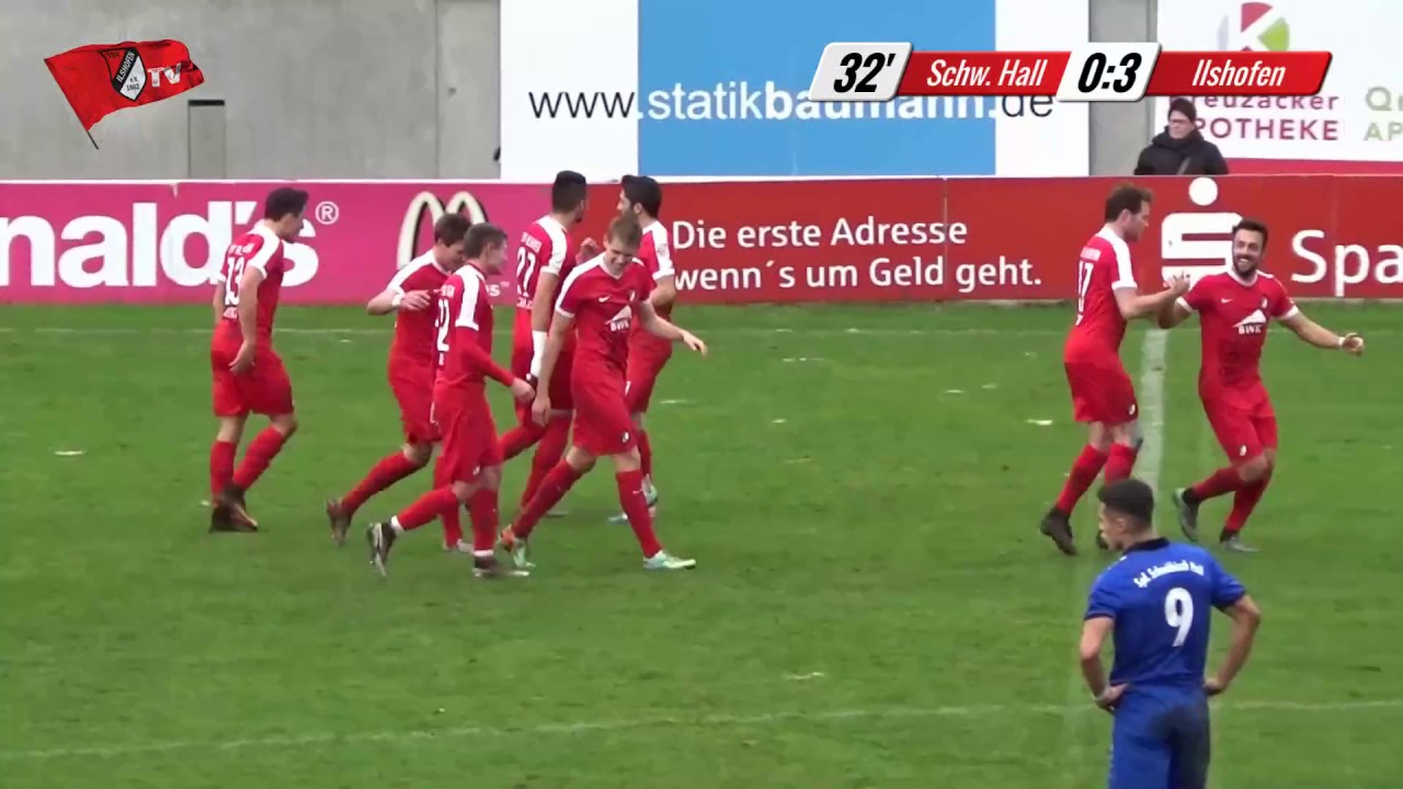 Verbandsliga 2016/2017 16. Spieltag Sportfreunde Schwäbisch Hall vs TSV Ilshofen 0:6