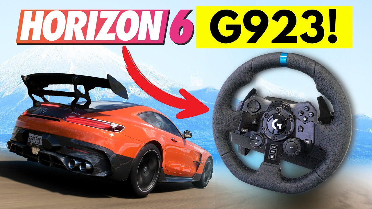 Make Your G923 Wheel FUN in Forza Horizon 6! (Special Settings!)