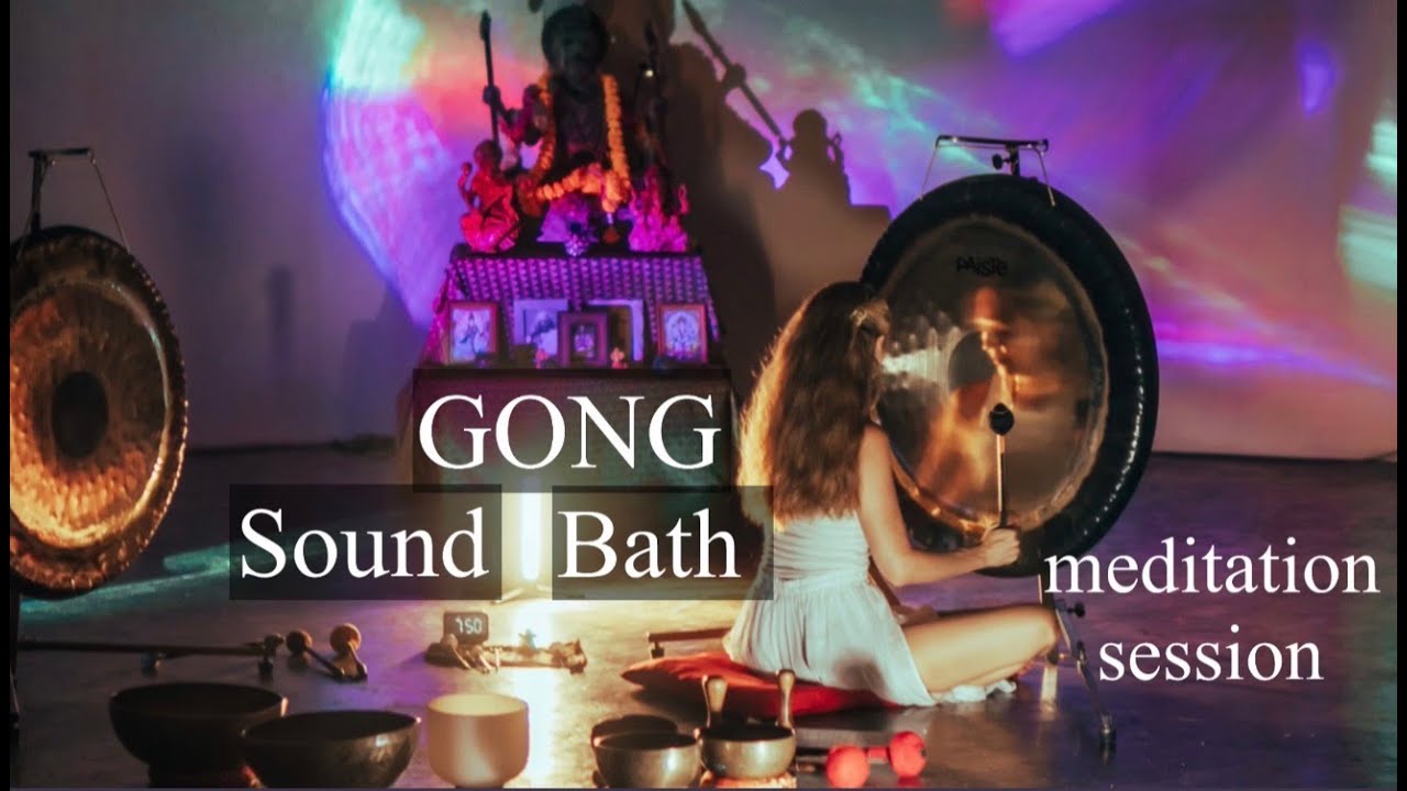 Gong Sound Bath meditation session