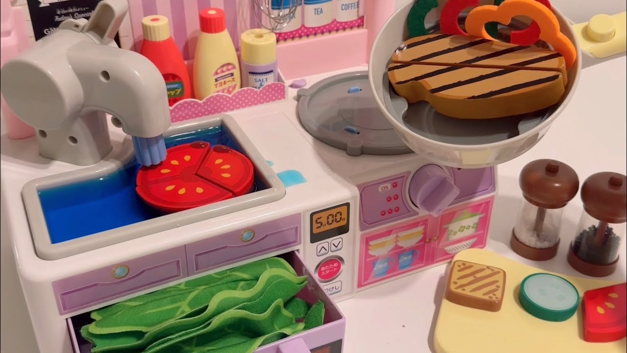 [💸toy asmr💸]Kitchen Playset🍳&Cute Food Toy🎂 Satisfying Unboxing