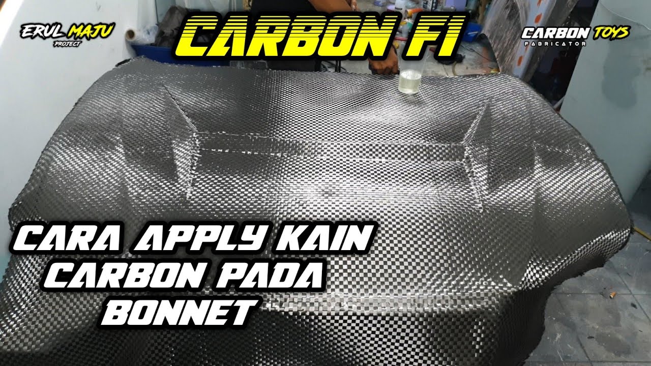 Cara pasang carbon pada hood kereta