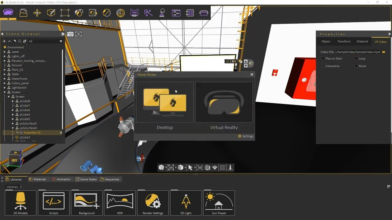 EP7 - Mastering SimLab: Playing Videos in Virtual Reality