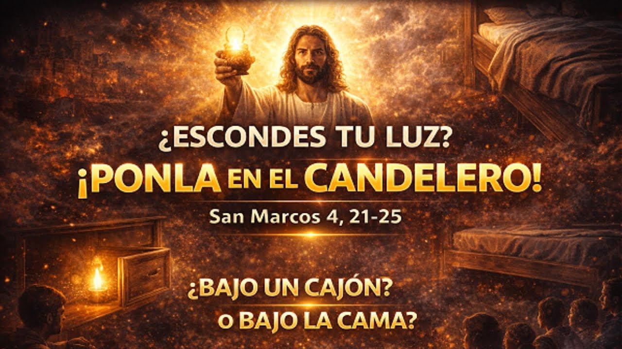 Evangelio de Hoy: No Escondas la Luz | Marcos 4,21-25