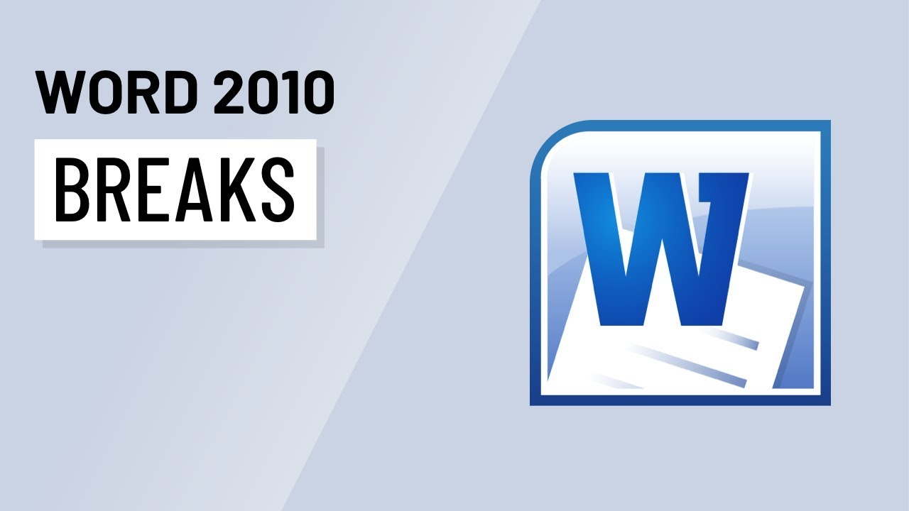 Word 2010: Breaks
