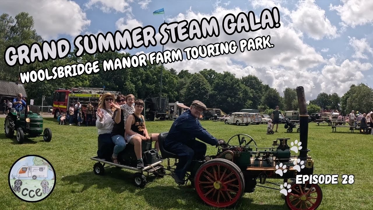SUN, STEAM AND ALCOHOL! WE MADE MISTAKES. Woolsbridge Manor Farm Touring Park with our Caravan. Ep28