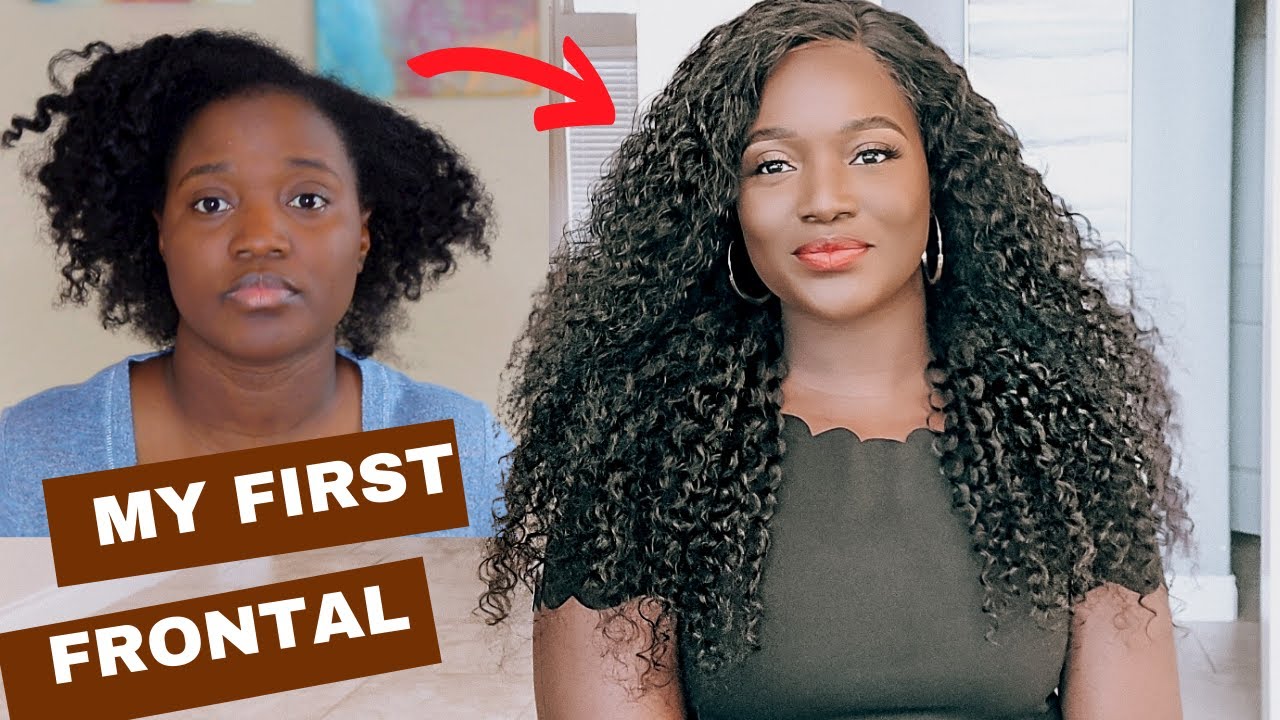 My First Frontal Wig | JERRY CURL WIG Beginner Friendly| ItsAbeeyola