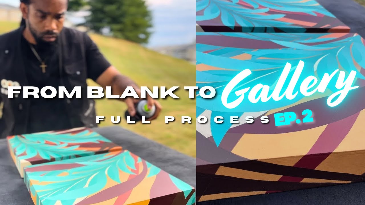 Turning a Blank Canvas Into Gallery Art | My Full Creative Journey (EP.2)