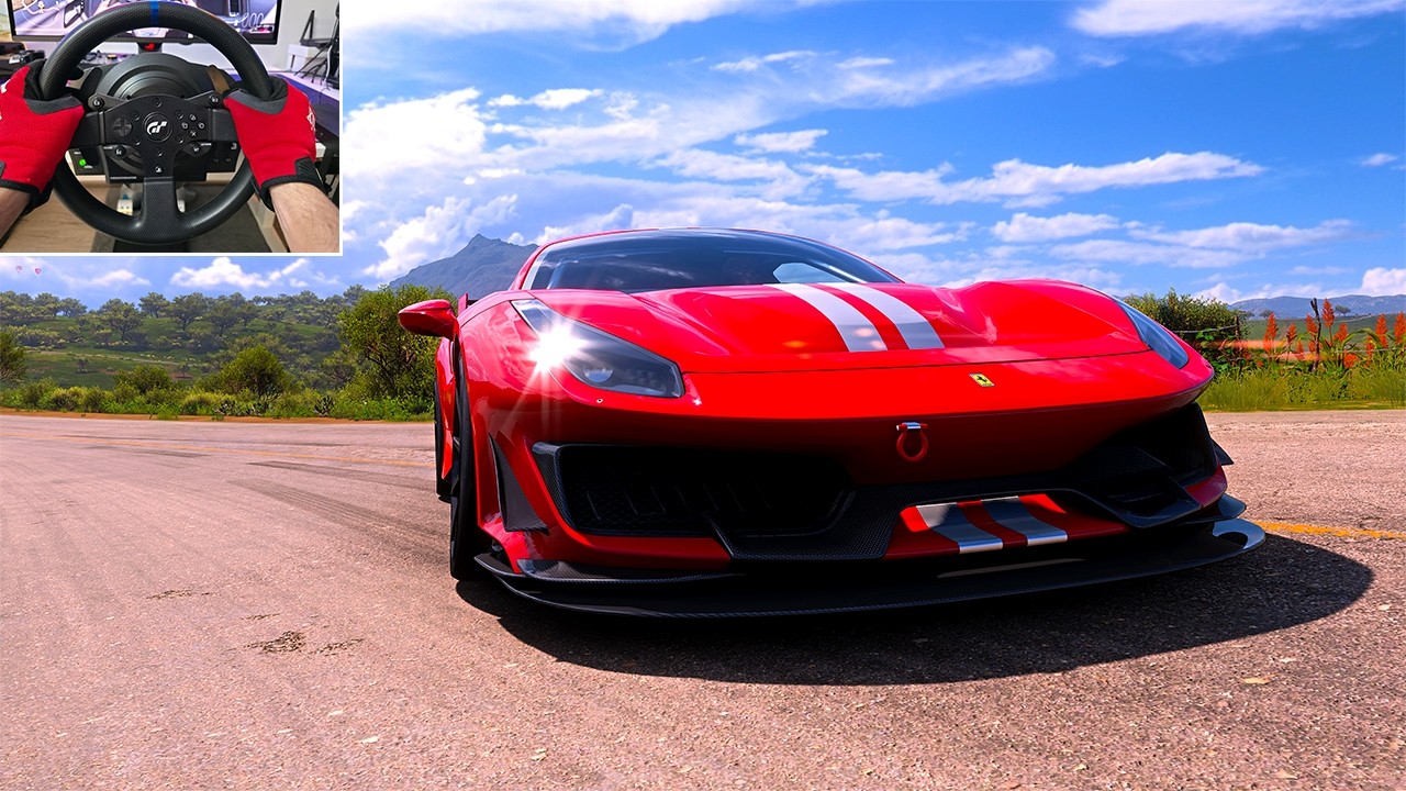 Ferrari 488 Pista 1241HP VS Track Toys - Forza Horizon 5 | Steering Wheel Gameplay