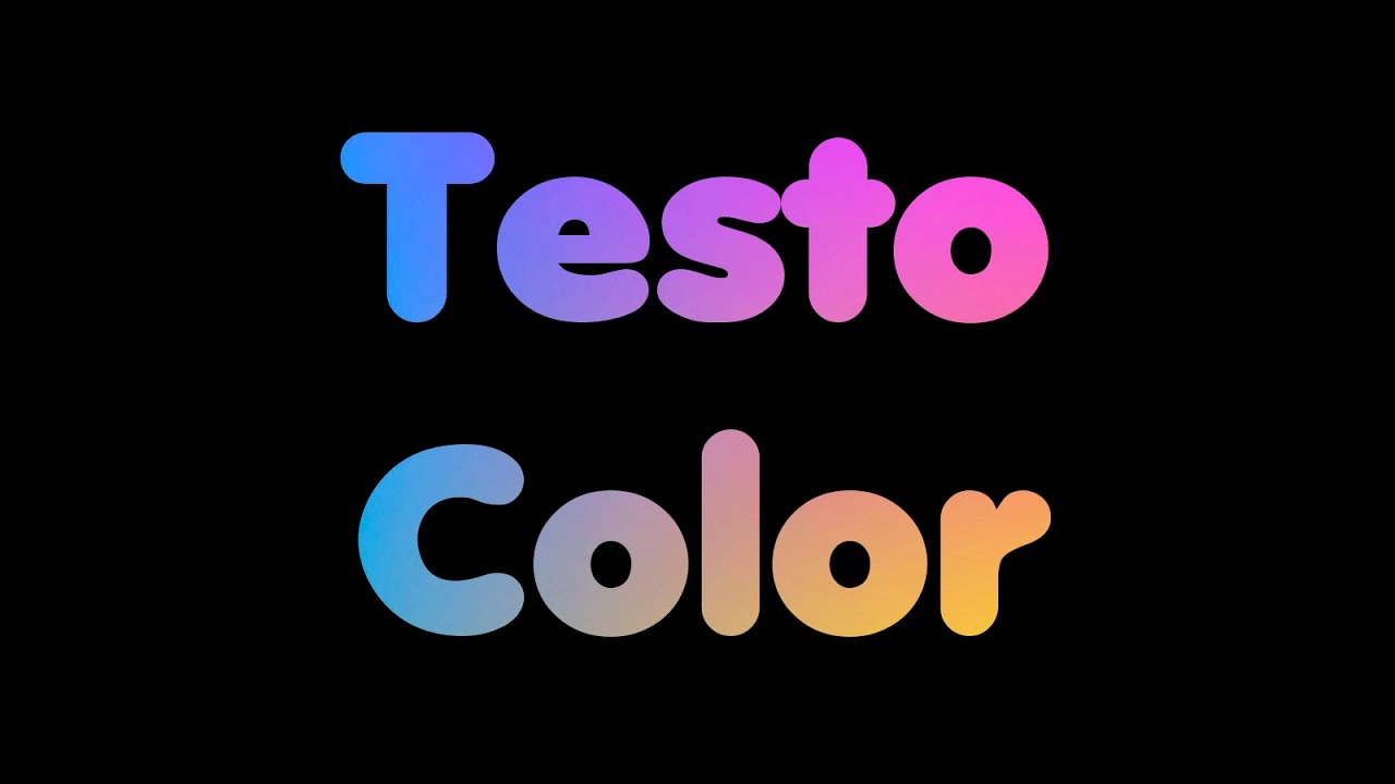 Photoshop: Testo animato colore - Tutorial 341  Italiano