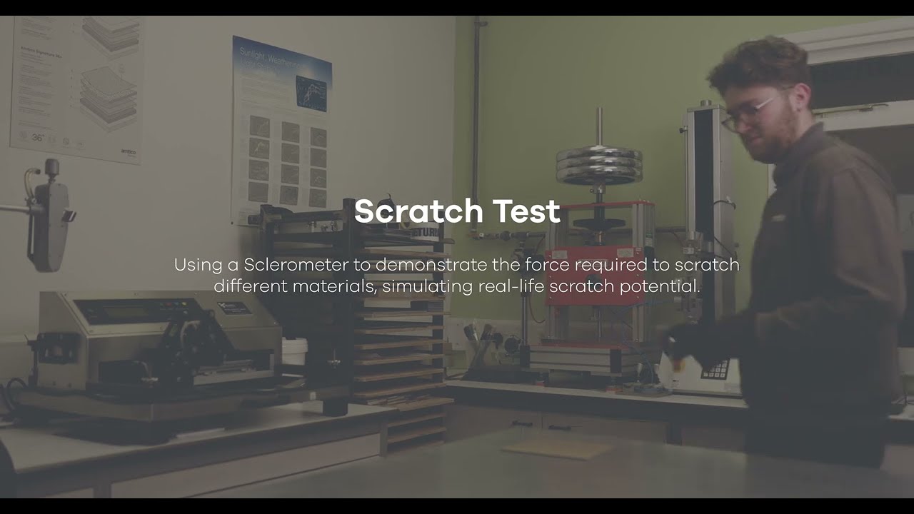 Amtico Spacia   Technical Film   Scratch Test