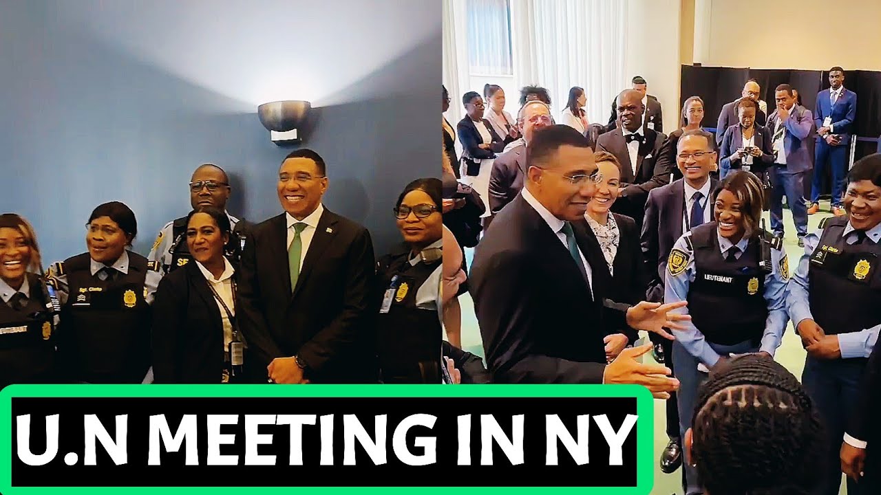 Andrew Holness Prove He's The Most Loved Politician in the World after He Attends U.N. Meeting in NY