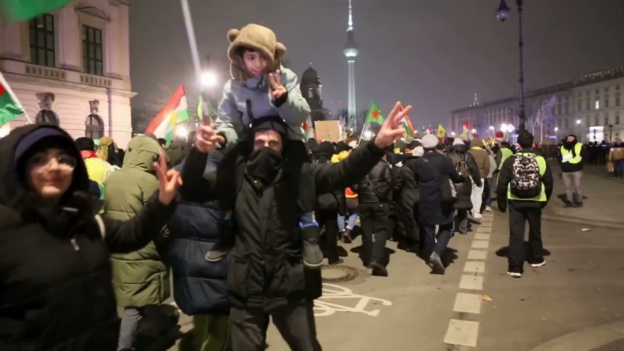 Kurdistan Demo Berlin, 23rd Jan.2026: The Peoples Caravan to defend humanity