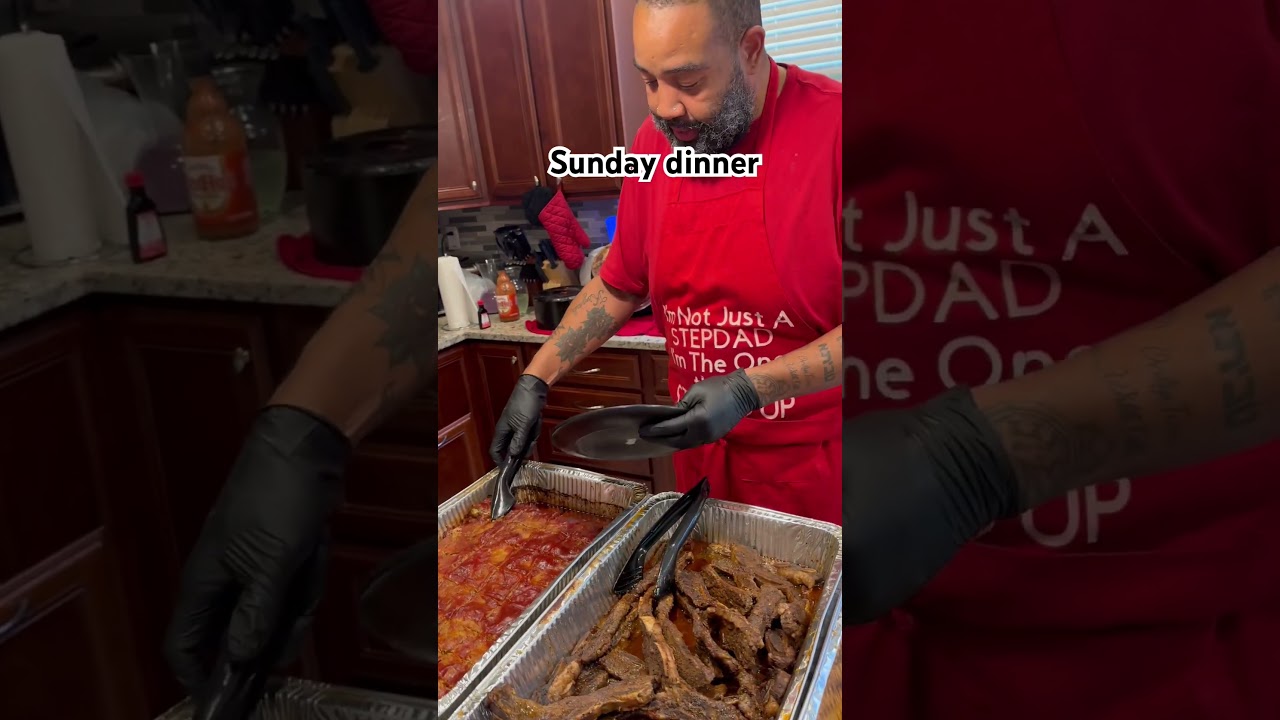 Sunday dinner with family