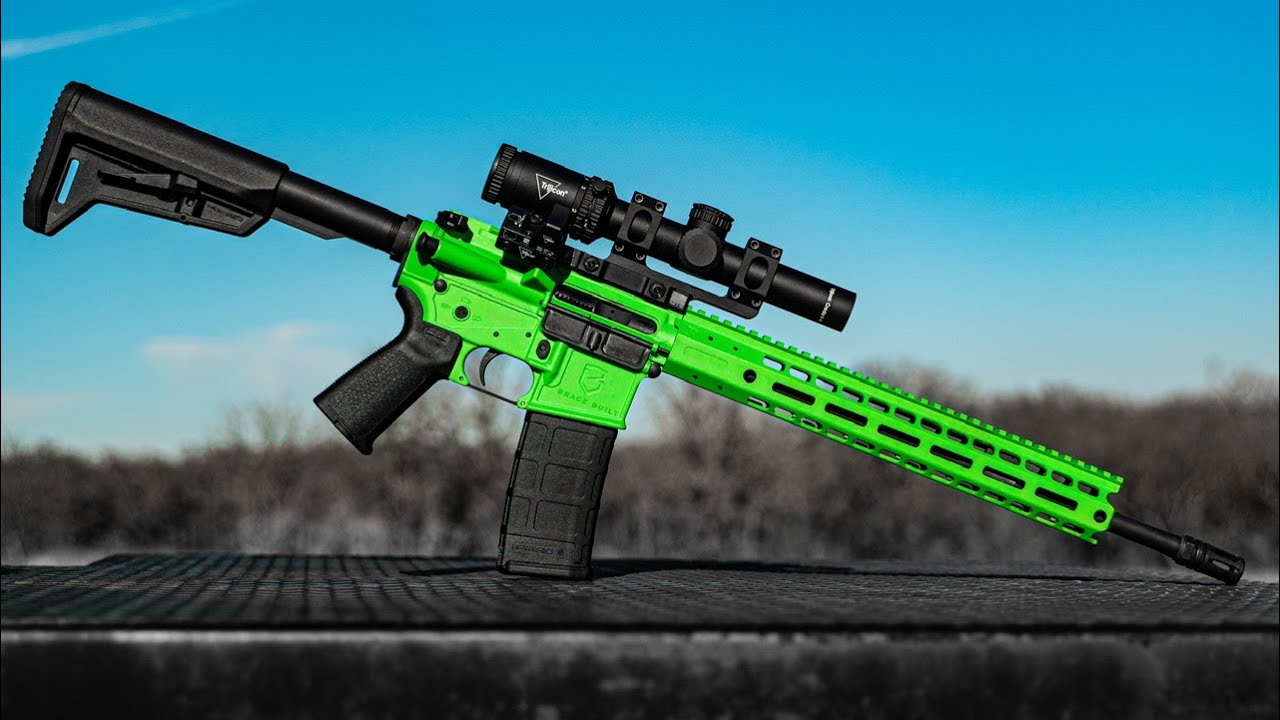 Brace Built AR-15 Full Build & 1st impressions 2022 **Zombie Green Cerakote**