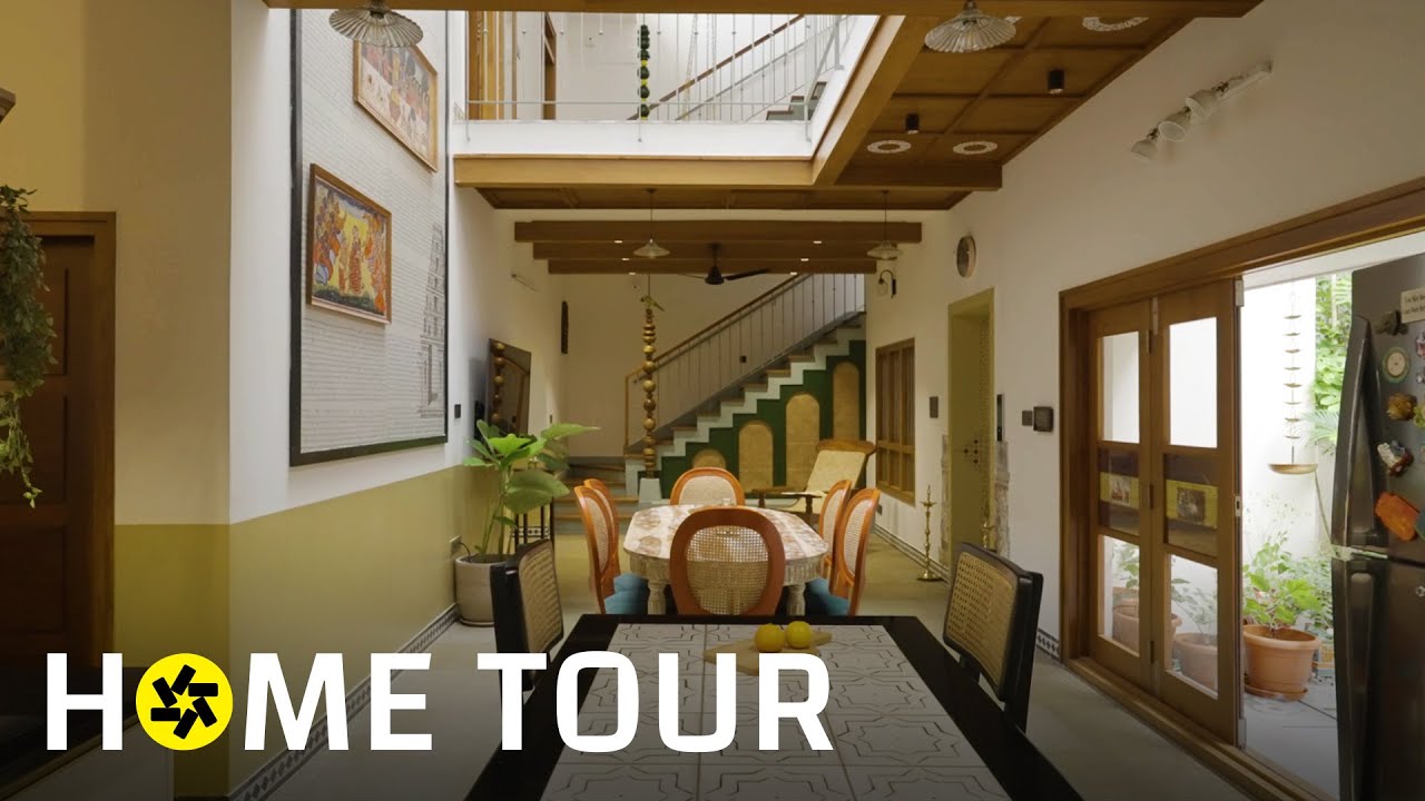 A 60 ft x 40 ft Bengaluru Home Where Modern Living Meets Heritage (House Tour)