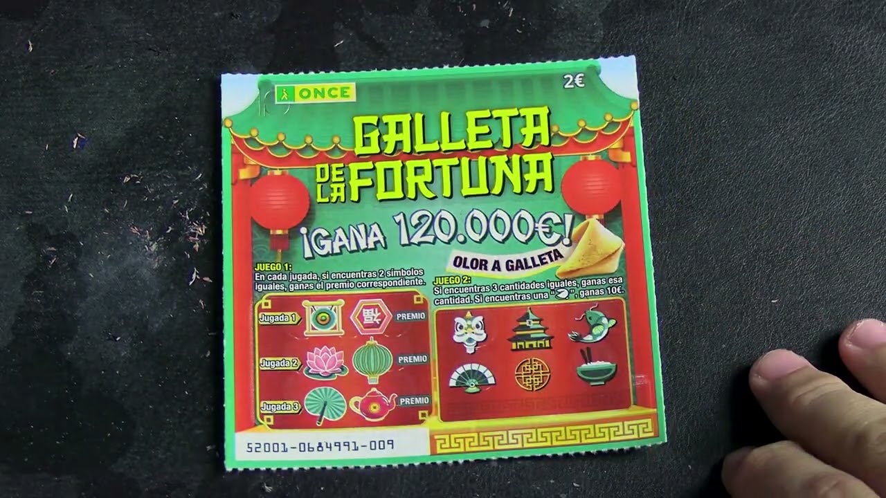 🍦 NUEVO RASCA GALLETA DE LA FORTUNA EP-2 🏆 Rascas PREMIADOS de la ONCE