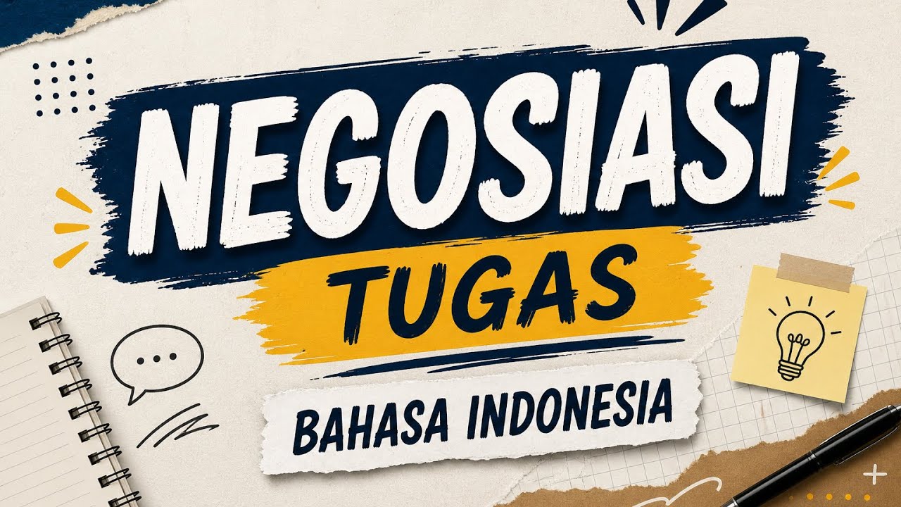 NEGOISASI - TUGAS BAHASA INDONESIA