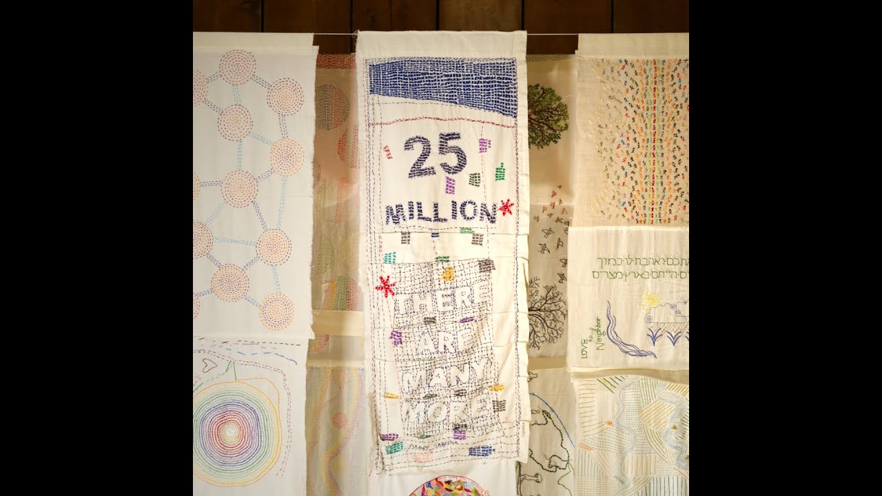 25 Million Stitches: One Stitch, One Refugee Exhibit at Wisconsin Museum of Quilts & Fiber Arts